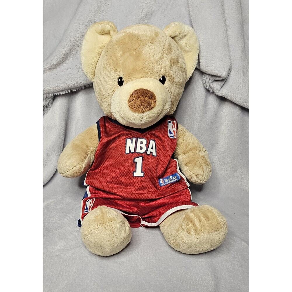 Build A Bear Workshop Plush NBA Basketball Jersey & Shorts #1 BAB Stuffed Animal